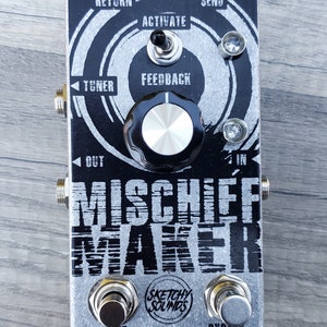 Sketchy Sounds Mischief Maker Utility Feedback Loop Guitar Pedal