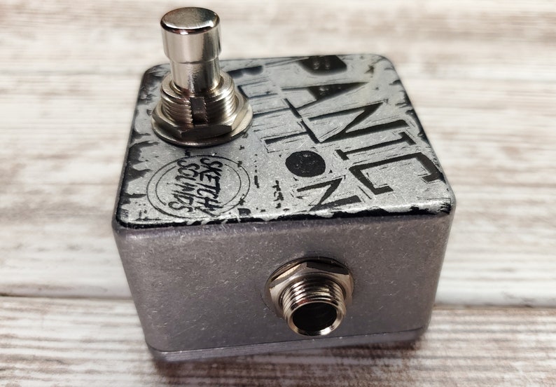 Sketchy Sounds Panic Button Momentary Mute Kill Switch Guitar Pedal imagem 2