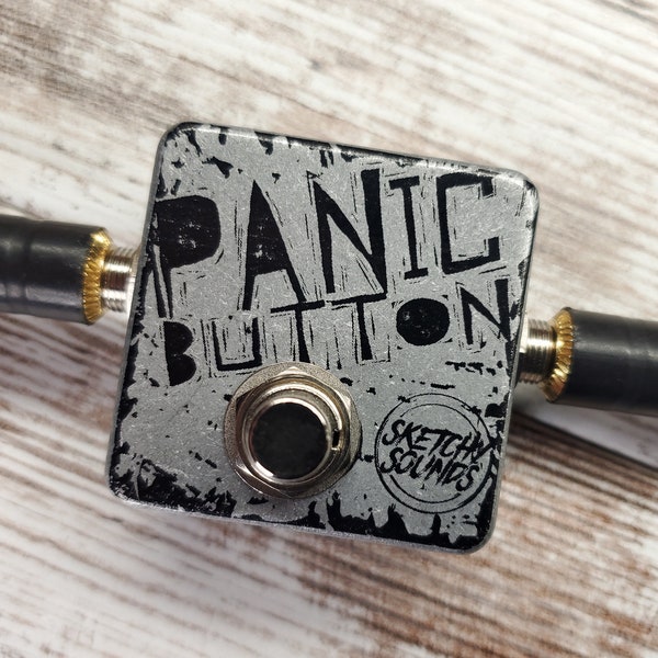 Sketchy Sounds Panic Button Momentary Mute Kill Switch Guitar Pedal