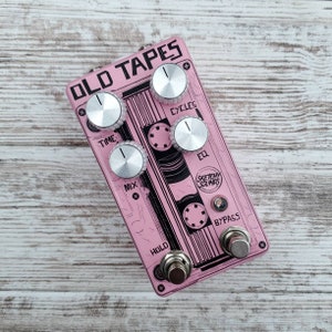 Sketchy Sounds Old Tapes Delay Guitar Pedal Pink