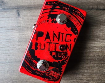 Sketchy Sounds Panic Button Plus Mute / Kill Switch Guitar Pedal