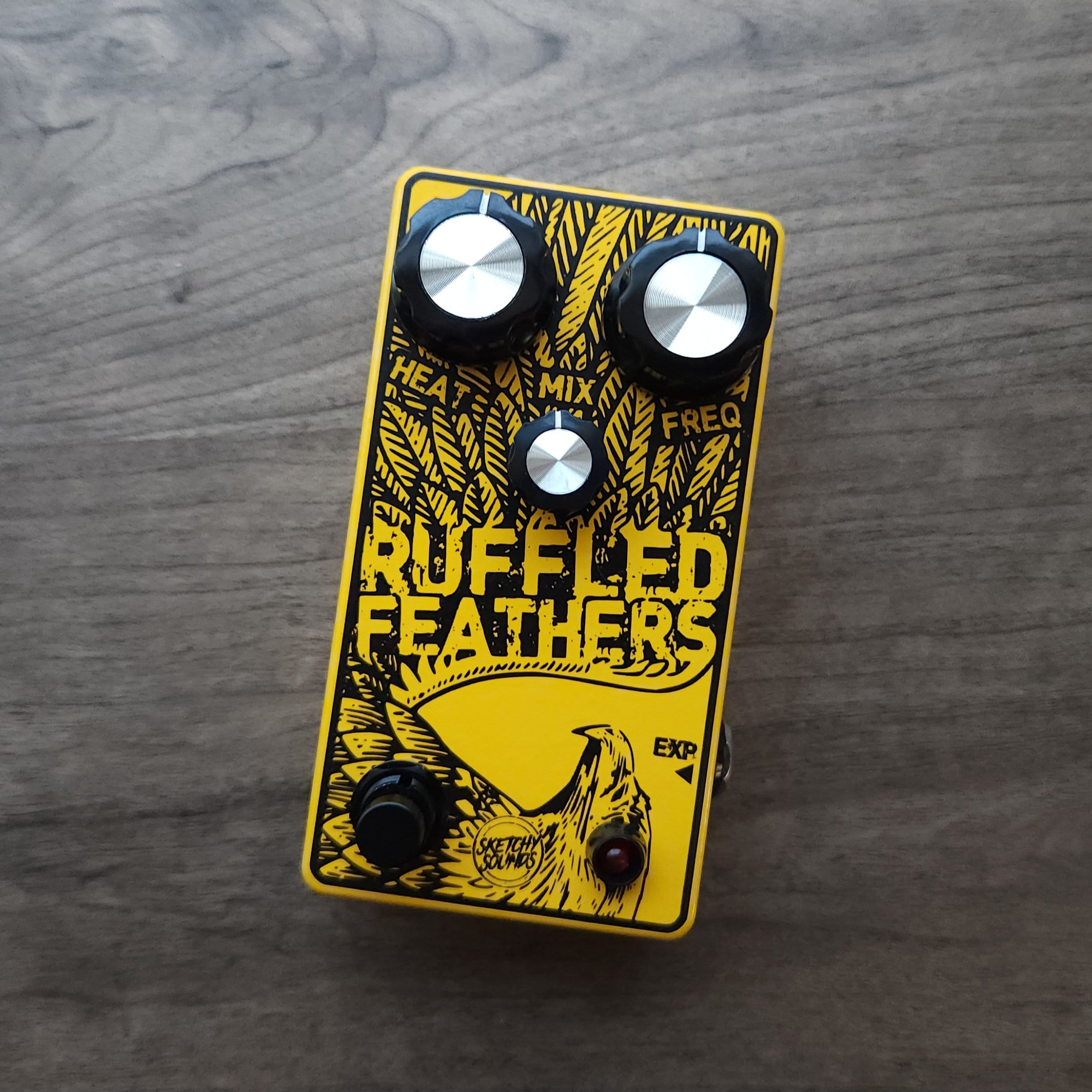 Sketchy Sounds Ruffled Feathers Fixed Wah Guitar Pedal