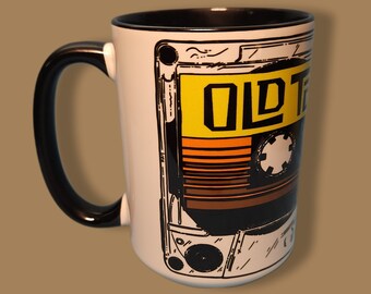 Sketchy Sounds Old Tapes 15 oz Coffee Mug