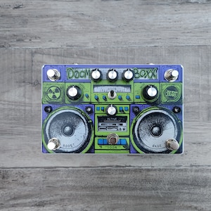 Sketchy Sounds Doom Boxx Octave Distortion and Boost Guitar Pedal