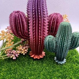 Cactus Home Decor STL - 3D Model Plant Design