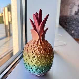 Pinneapple Plant Decor- Rainbow Color - Gift for Home or Office