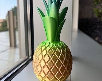 Glänzende Diamanten - Ananas Pflanzendekor - Regenbogenfarbe - Geschenk für Zuhause oder Büro