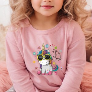 T-shirt Licorne épaules Dénudées Pour Fille - Taille 6x - Occasion Très Bon état