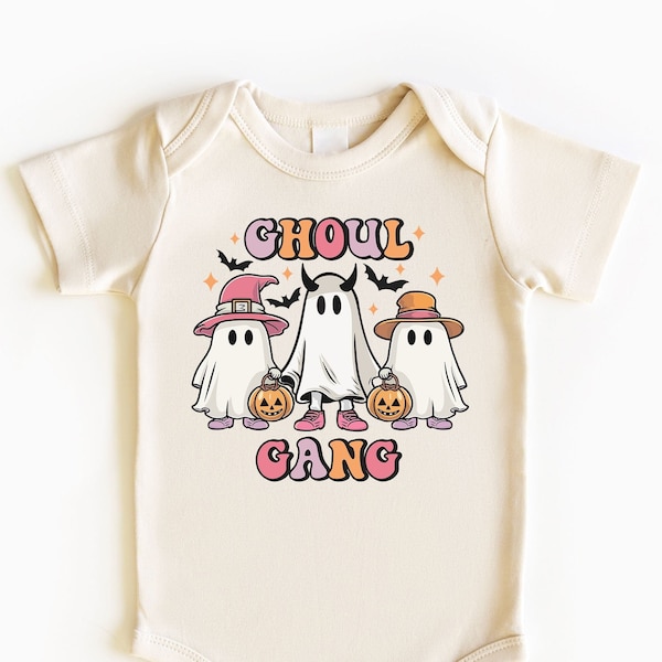 Ghoul Gang Baby Onesie®, Halloween Kids Shirt, Halloween Baby Onesie®, Halloween Costume, Funny Retro Halloween Bodysuit, Halloween Party