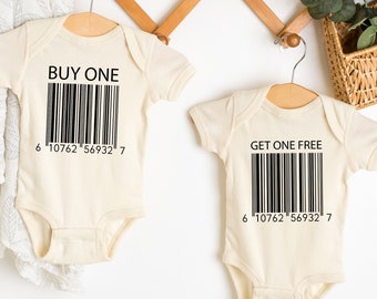 Buy One Get One Twin Onesie®, Twin Baby Gifts, Best Friends Twin Bodysuits, Funny Twin Onesie®, Funny Newborn Outfit, Baby Shower Gift