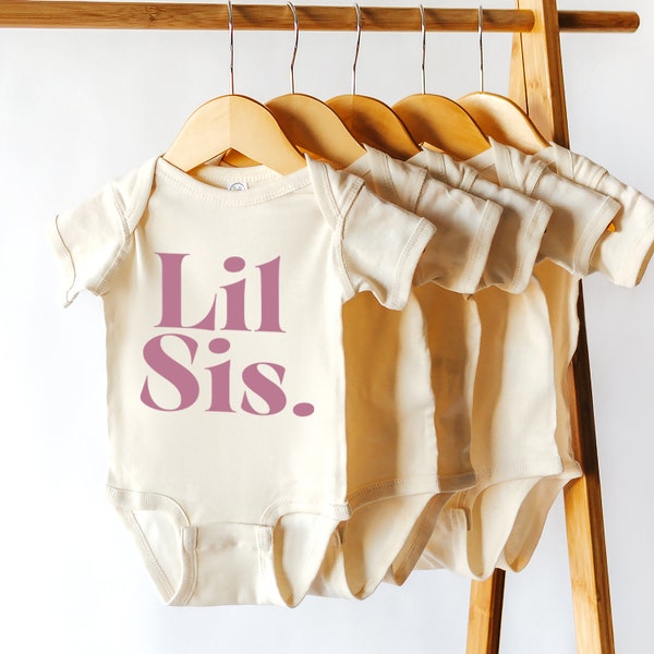 Little Sister Shirt, Lil Sister Announcement, Pregnancy Reveal Tee, Pregnancy Announcement, Baby Announcement, Lil Sis Shirt, Newborn Gift