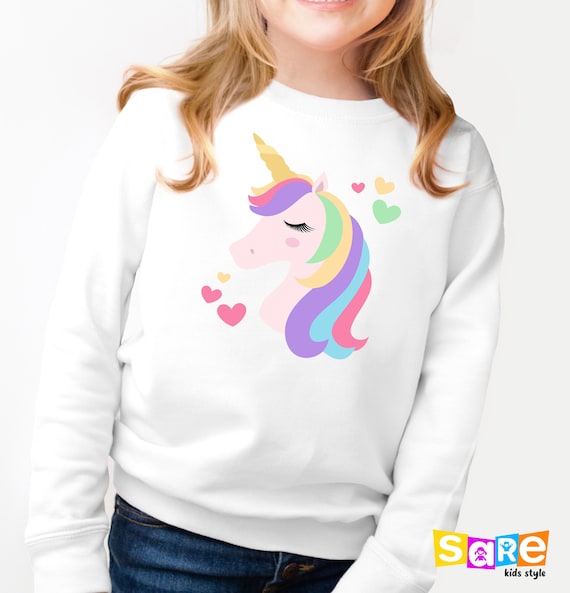 Girls unicorn sweater online