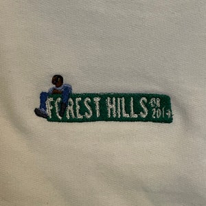 J Cole Embroidered Crewneck Forest Hills Drive