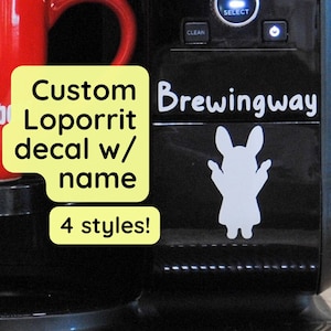 Custom decal FFXIV Loporrit from Endwalker with your text