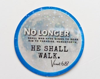 FFXIV Endwalker Venat Quote Sticker: Henceforth He Shall Walk - Etsy