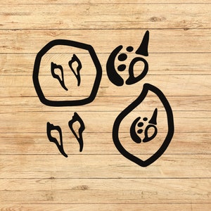 FFXIV Pictomancer or Viper job symbol and job stone decals - choose color + size!