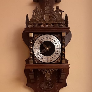 Warmink Dutch Clock | Vintage Wall Clock | Collector&#39;s Item