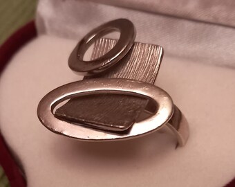 Modernist Ring | Space Age Jewelry | Silver RIng
