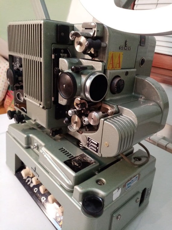 Vintage Siemens 2000 16mm Sound Cine Film Projector FULL PACK 