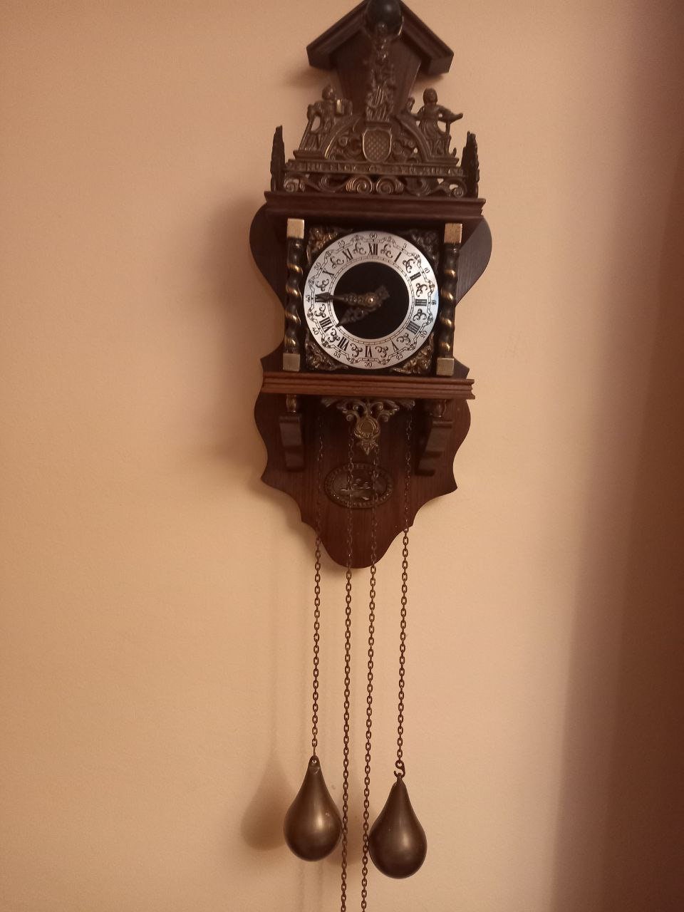 Warmink Dutch Clock | Vintage Wall Clock | Collector's Item - Etsy