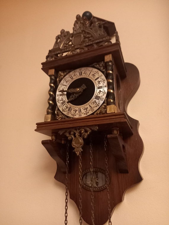 Warmink Dutch Clock | Vintage Wall Clock | Collector's Item - Etsy