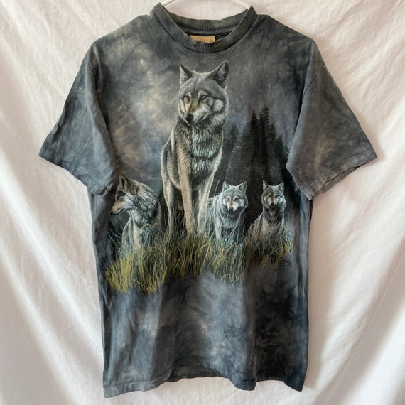 Vintage 2000 the Mountain Wolf Shirt - Etsy
