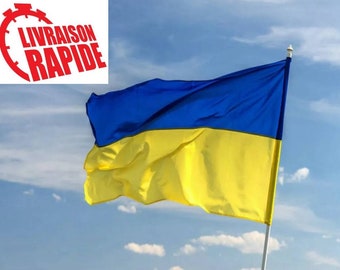 Drapeau flag ukrainien Ukraine 60 X 90 cm