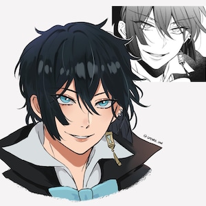 SatoriiSan’s Redrawing Manga Characters in My Style | Stylized Redraws | Anime Style Portrait from Photo Commissions | Digital Art