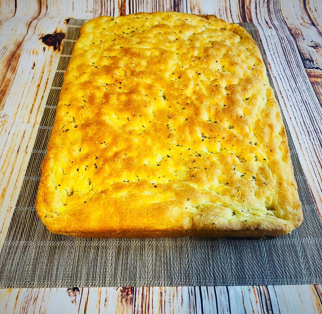 Italian Herb Focaccia Bread Etsy