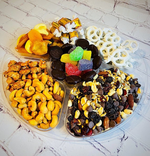 Gourmet Fruit and Nut Tray Etsy