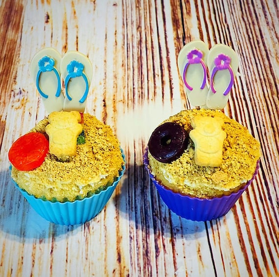 Summer Beach Party Cupcakes