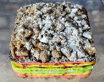 Rainbow Crumb Cake