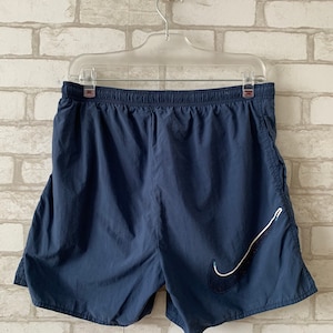 Nike vintage big swoosh logo shorts