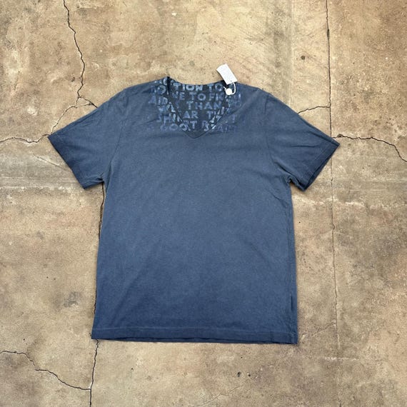 トップス Maison Martin Margiela 03SS Aids Tee Maison Martin Margiela AIDS Awareness T-Shirt Sz.L/Rick