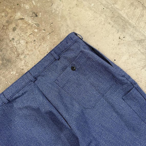 French work chore vintage fatigue patchwork pants - image 6