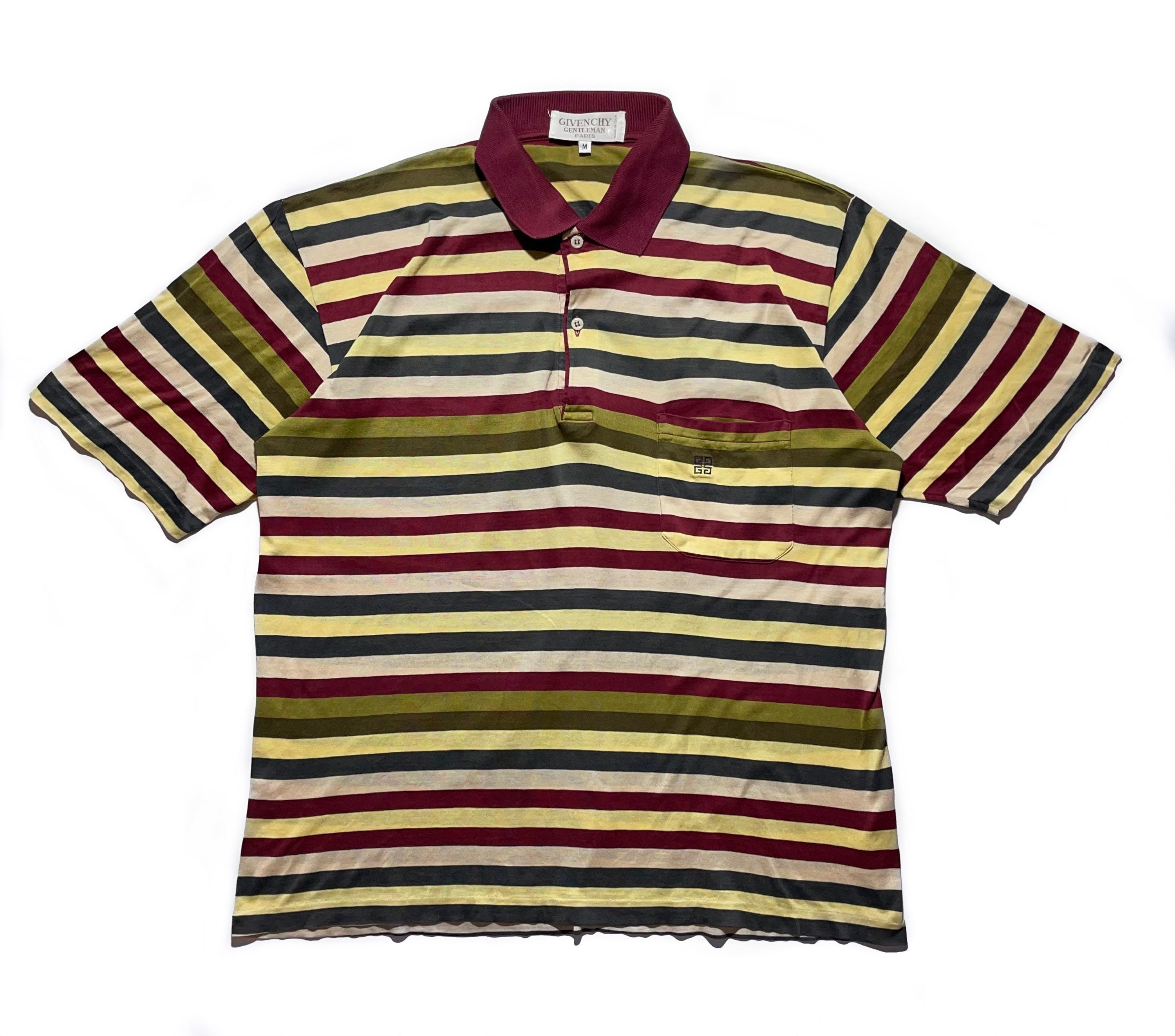 Givenchy Gentleman Vintage Stripped Polo Shirt - Etsy