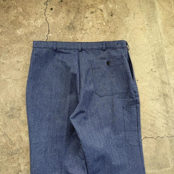 French work chore vintage fatigue patchwork pants - image 5