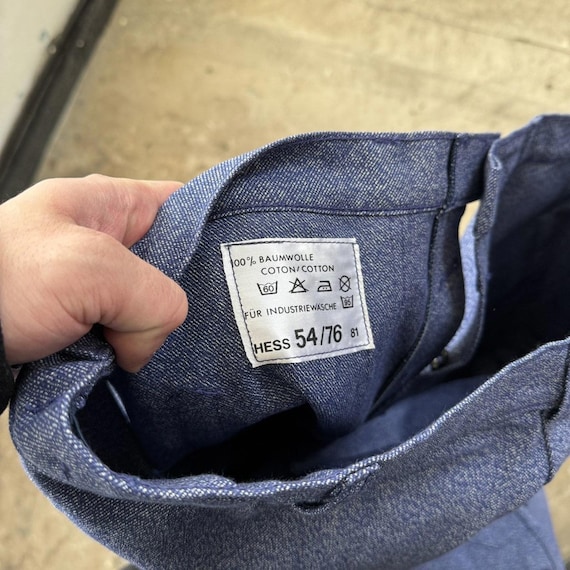 French work chore vintage fatigue patchwork pants - image 7