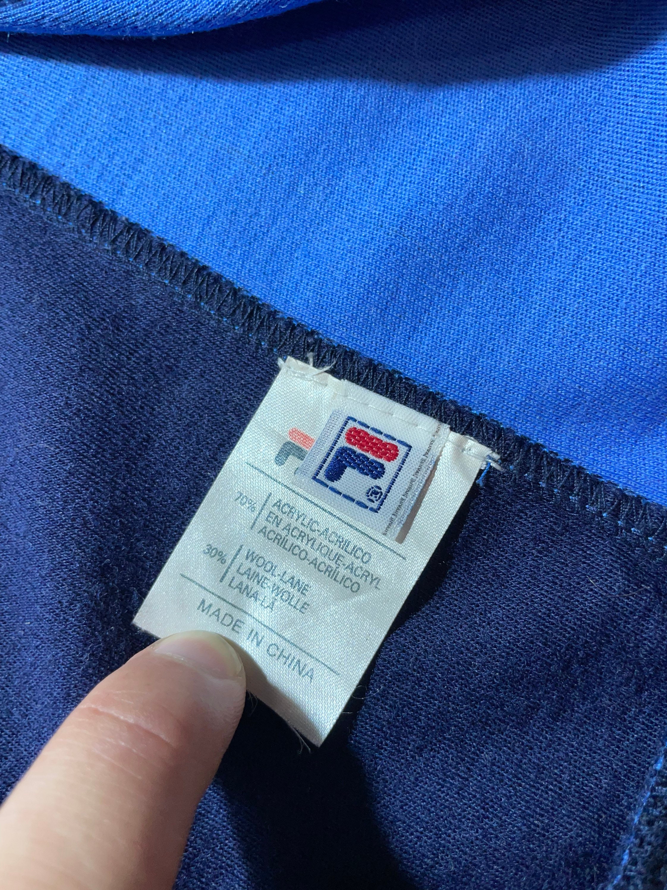 Fila White Line Vintage Track Jacket Etsy Canada