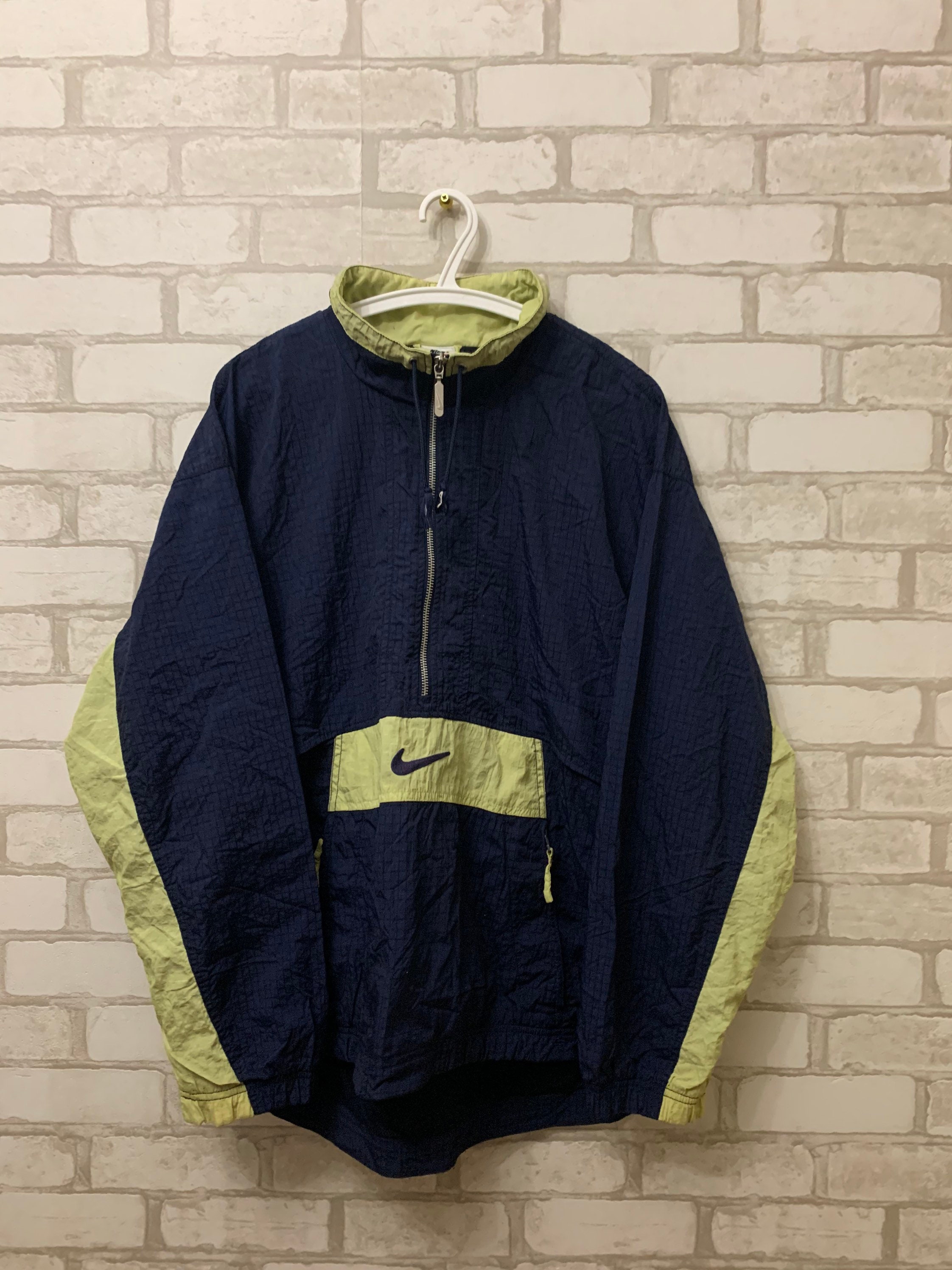 Nike vintage anorak veste centre swoosh 
