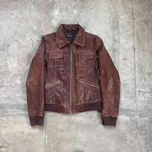 Vintage 90s Harrison Racing Nylon Leather Jacket Moto Y2K - Etsy