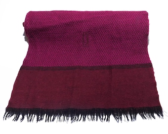 イヴ・サンローランのシルク＆ウールの大判スカーフ - Etsy 日本