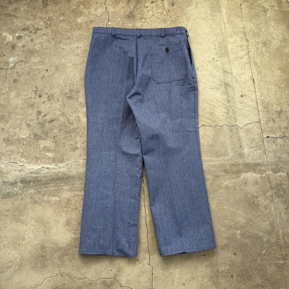 French work chore vintage fatigue patchwork pants - image 4