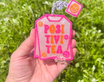 PositiviTEA Freshie | Tea Bag Freshie | Retro Freshie | Cute Freshie