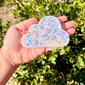 Glitter Cloud Freshie | Glitter Car Freshie | Spring Car Scent | Car Freshie