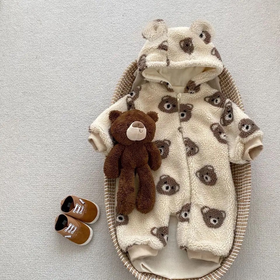 Baby Bear Fleece Lined Casual Sweatshirt main image 0