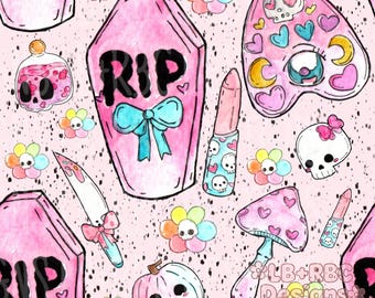 Arquivo sem emendas de aquarela de Halloween