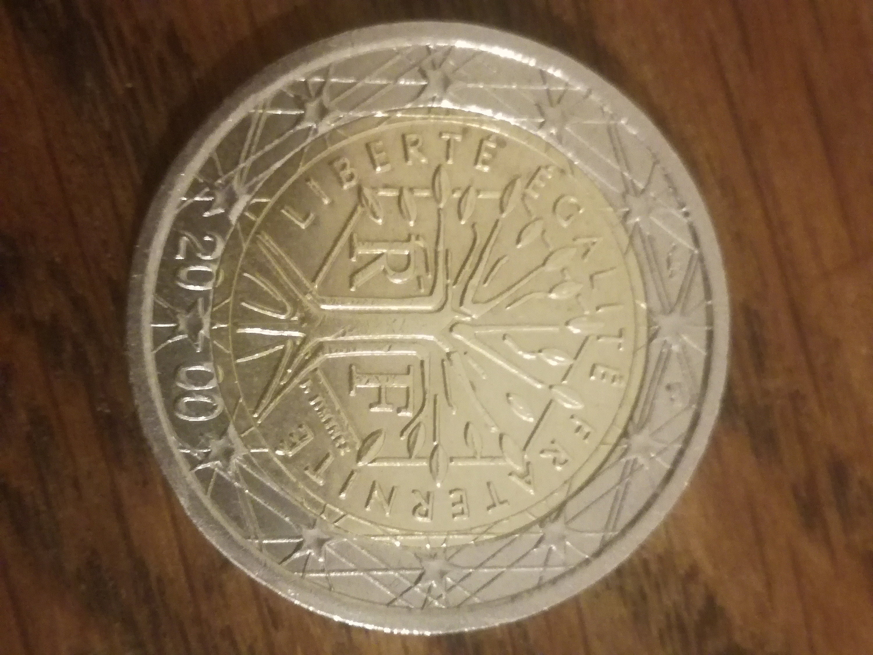 Piece De 2 Euros Rare Arbre De Vie Pièce de 2 euro France 2000 arbre de vie rare fautée sur les - Etsy France
