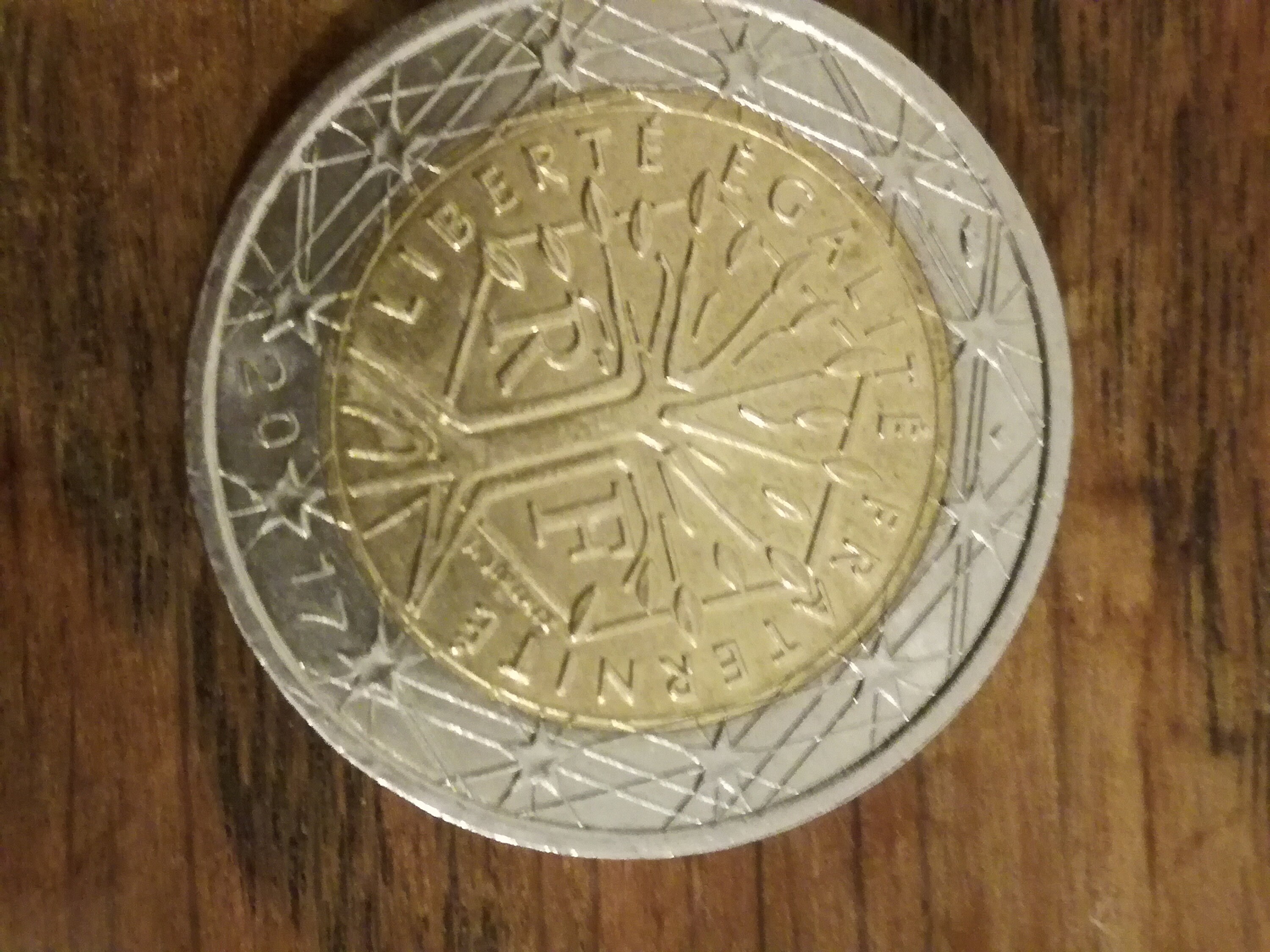Piece De 2 Euro 2022 Liberte Egalite Fraternite Coin 2euro France Tree of Life 2017 Beautiful Coin Two Euro - Etsy