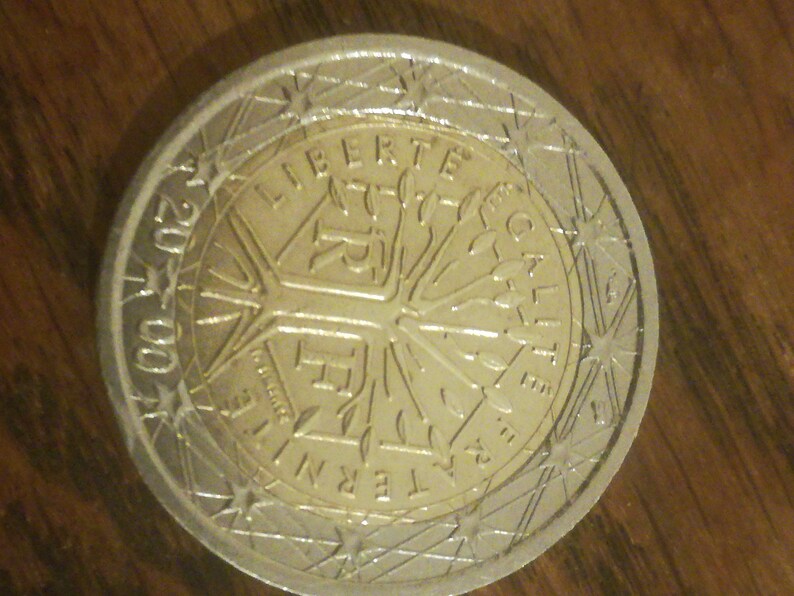 Pièce de 2 euro France 2000 arbre de vie rare fautée sur les Etsy France Pièce de 2 euro France 2000 arbre de vie rare fautée sur les Etsy France